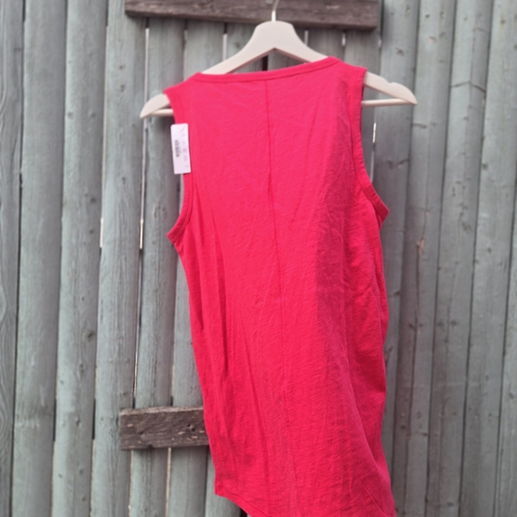 J.Crew Vintage Cotton Tank (Pink/Red) — NWT - Picture 2 of 4